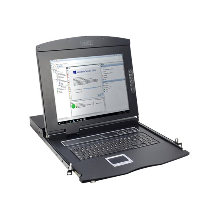 17IN CAT.5 TFT CONSOLE. 8-PORT FRENCH KE