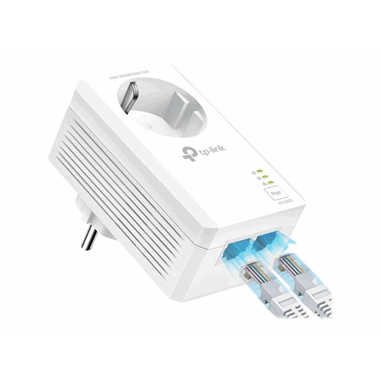 AV1000 2-Port Gigabit Passthrough Powerline Starter Kit AV1000 2-Port Gigabit Passthrough Powerline Starter Kit