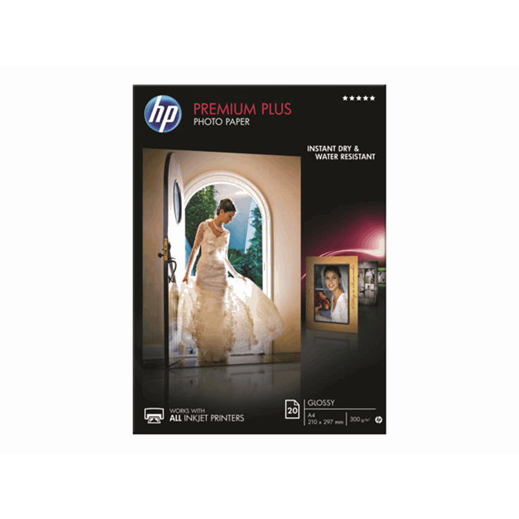 HP PREMIUM PLUS GLOSSY PHOTO PAPER 20 SHEET A4 HP PREMIUM PLUS GLOSSY PHOTO PAPER 20 SHEET A4
