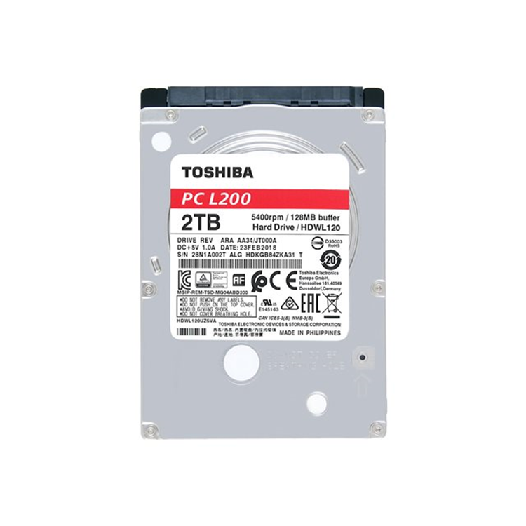 L200 Laptop PC Hard Drive 2TB BULK L200 Laptop PC Hard Drive 2TB BULK