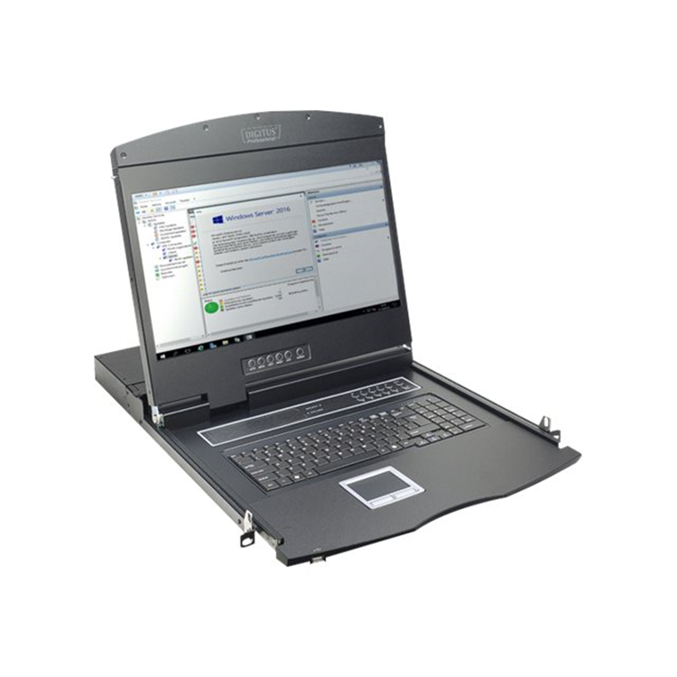 19IN Cat.5 TFT console. 8-port