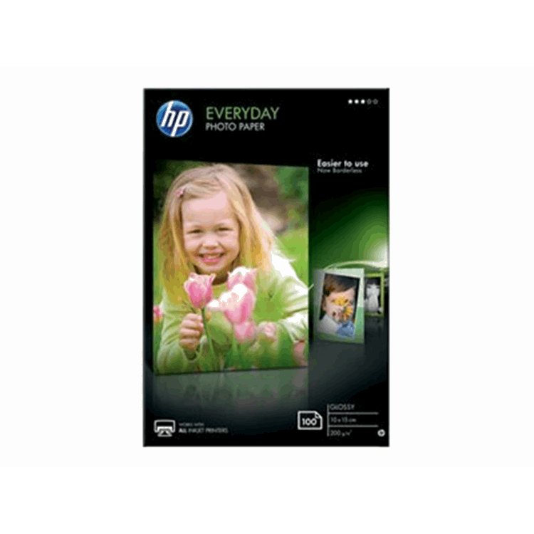 HP EVERYDAY GLOSSY PHOTO PAPER WHITE 100X150MM 100 SHEETS HP EVERYDAY GLOSSY PHOTO PAPER WHITE 100X150MM 100 SHEETS