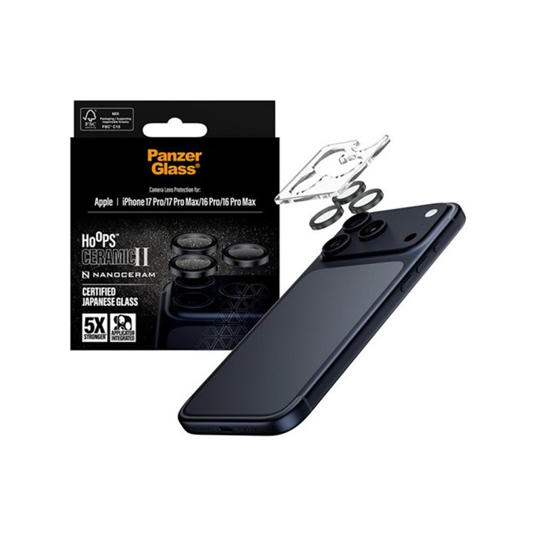 PG Hoops Ceramic Cam Prot iPhone17Pro/PM PG Hoops Ceramic Cam Prot iPhone17Pro/PM