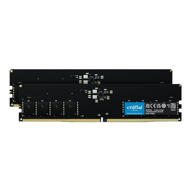 64GB 2x32 DDR5-4800 UDIMM CL40 16Gbit