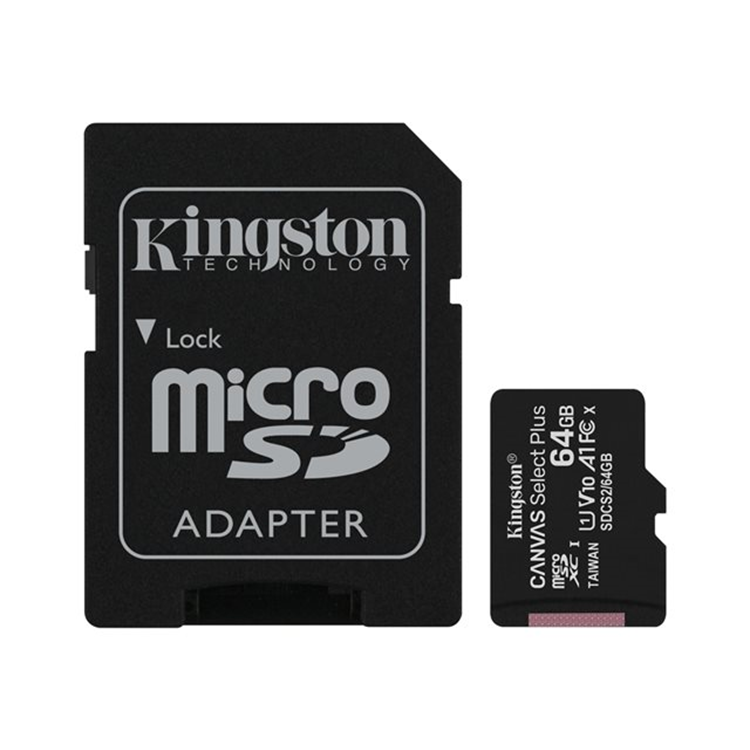 64GB micSDXC 100R A1 C10 ADP