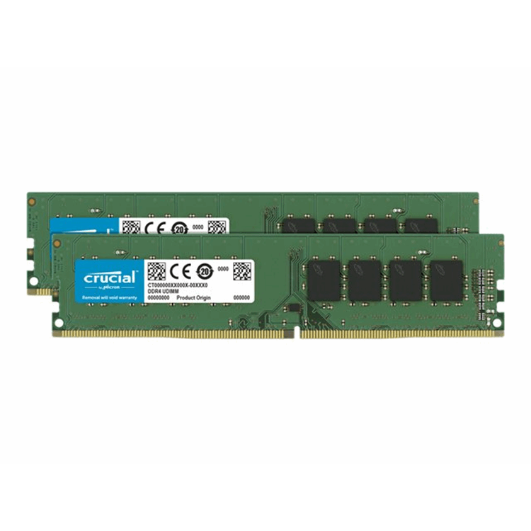 Crucial 16GB Kit 8GBx2 DDR4-3200 UDIMM Crucial 16GB Kit 8GBx2 DDR4-3200 UDIMM