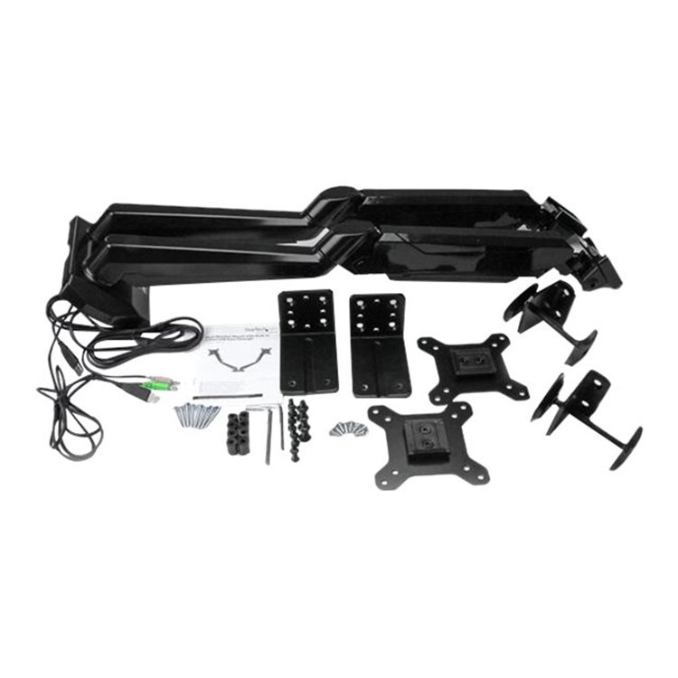 Dual Monitor Mount with 2 Port USB Dual Monitor Mount with 2 Port USB