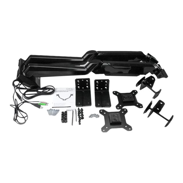 Dual Monitor Mount with 2 Port USB