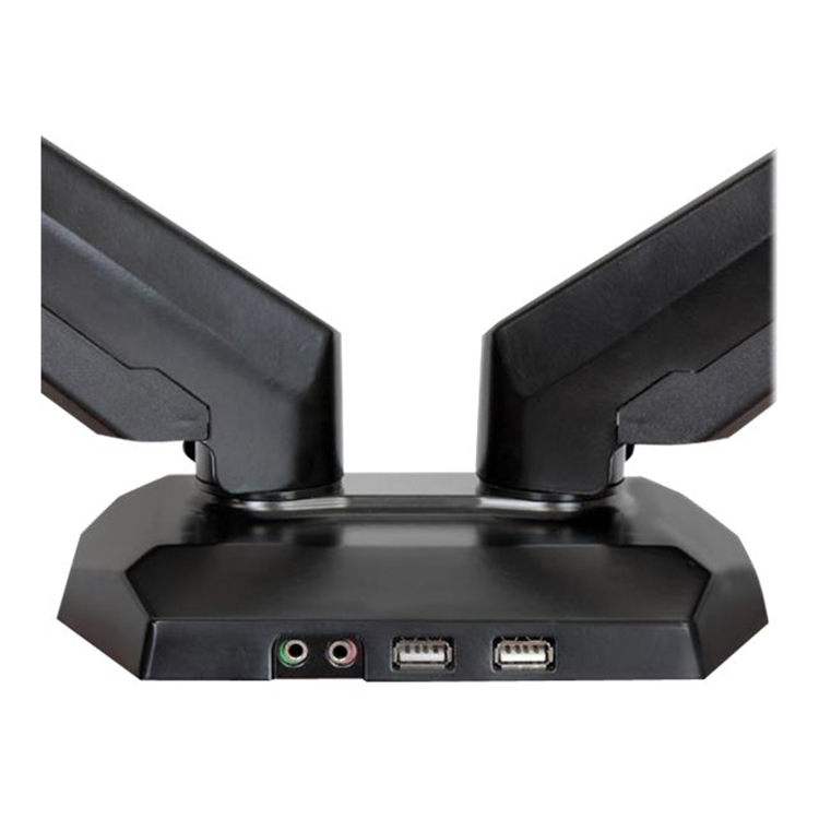 Dual Monitor Mount with 2 Port USB
