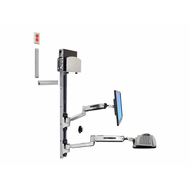 45-358-026/LX Sit Stand Wall Mount Sys