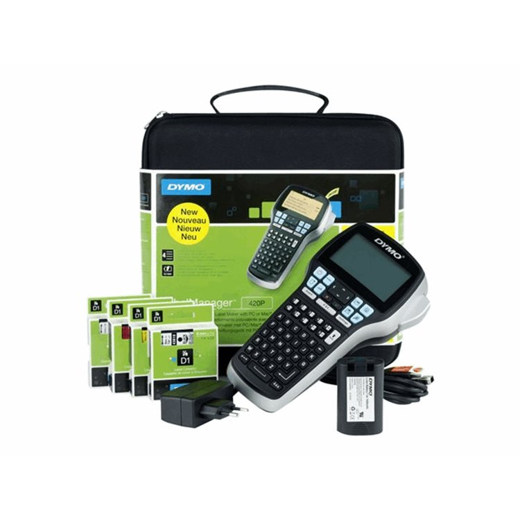 DYMO LABELMANAGER 420P ABC KIT CASE WE DYMO LABELMANAGER 420P ABC KIT CASE WE