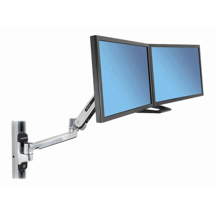 LX HD SitStand Wall Mount LCD Arm Polish LX HD SitStand Wall Mount LCD Arm Polish
