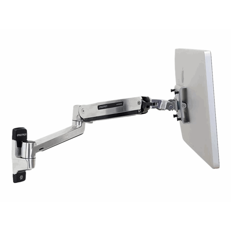 LX HD SitStand Wall Mount LCD Arm Polish LX HD SitStand Wall Mount LCD Arm Polish
