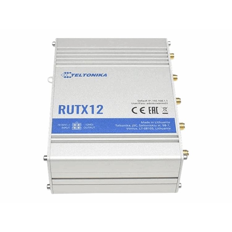 TELTONIKA RUTX12 Industrial 4G LTE TELTONIKA RUTX12 Industrial 4G LTE