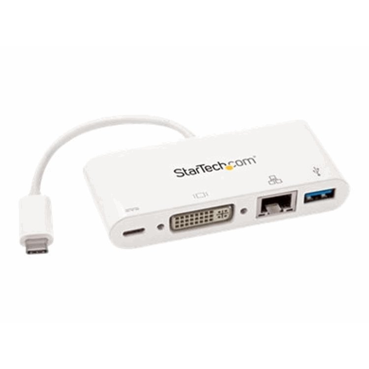 USB-C Multiport Adapter - PD - DVI - GbE USB-C Multiport Adapter - PD - DVI - GbE