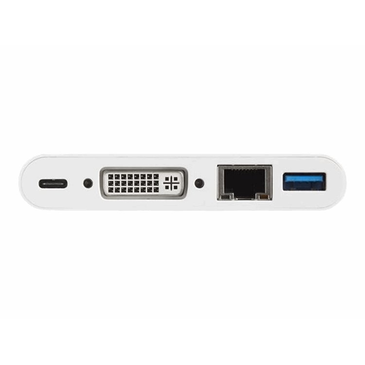 USB-C Multiport Adapter - PD - DVI - GbE USB-C Multiport Adapter - PD - DVI - GbE