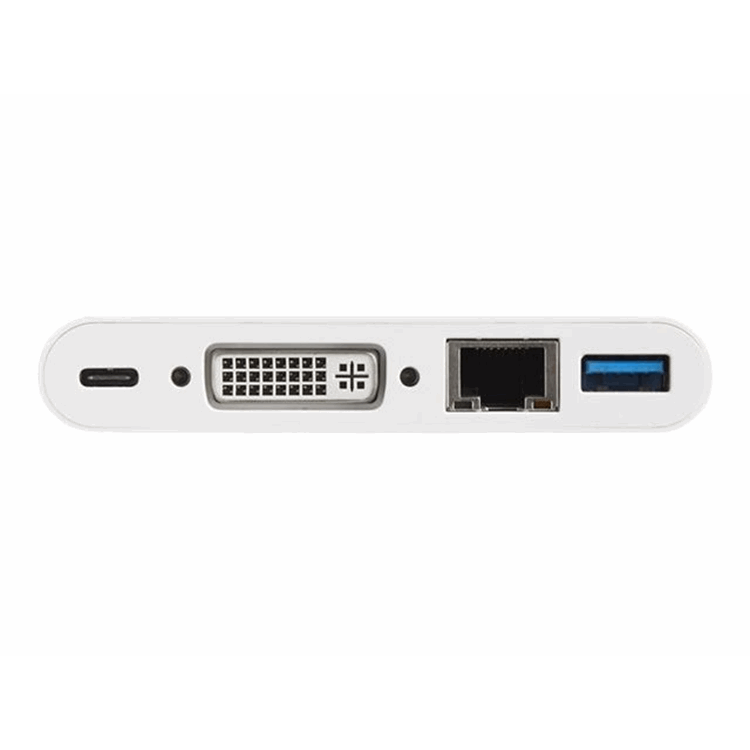 USB-C Multiport Adapter - PD - DVI - GbE USB-C Multiport Adapter - PD - DVI - GbE