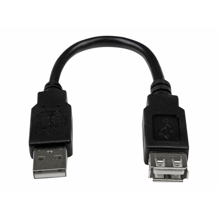 6IN USB 2.0 EXTENSION ADAPTER CABLE -