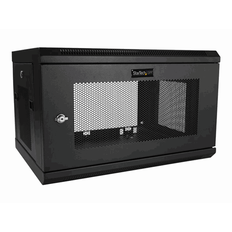 6U Wall Mount Rack Cabinet - 16.9in Deep