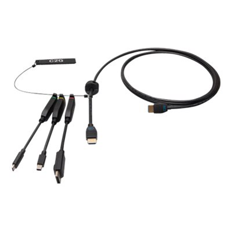 6ft Premium HDMI Dongle Ring DP mDP USBC