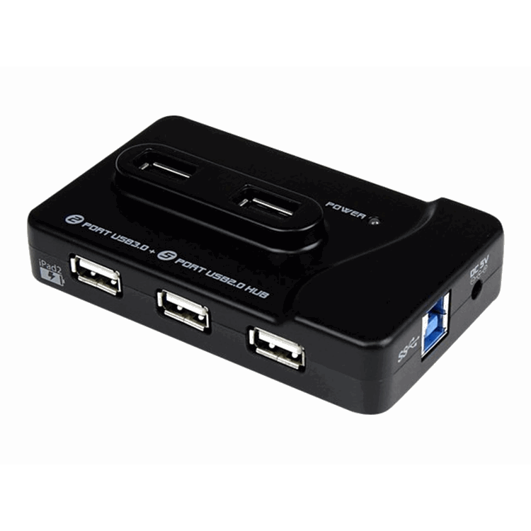 7 Port USB 3.0/2.0 Combo Hub with Chargi