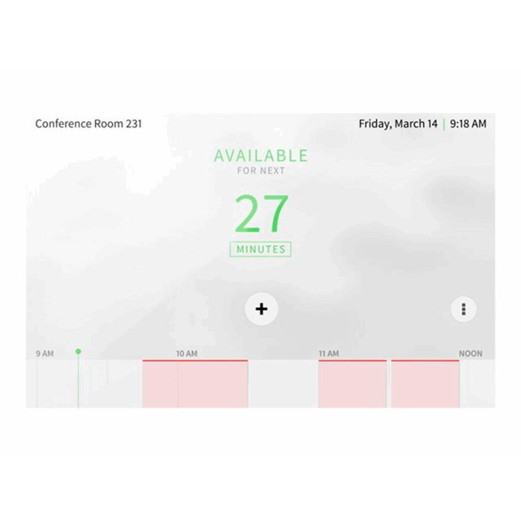 7 in. Room Scheduling Touch Screen White
