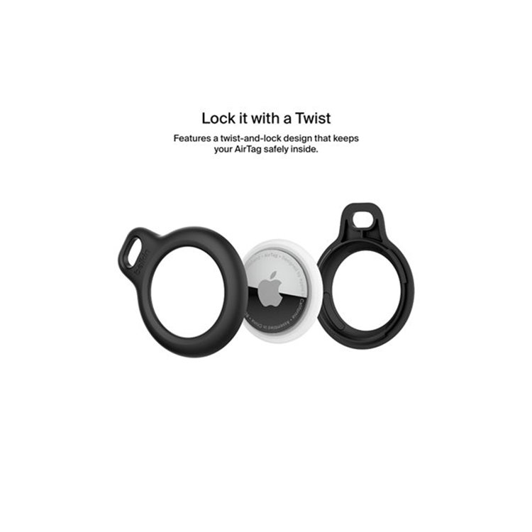 BELKIN AirTag Holder with Strap Black BELKIN AirTag Holder with Strap Black