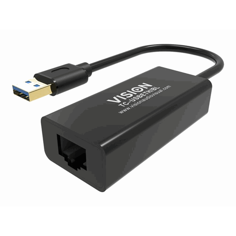 VISION USB RJ45 Ethernet Adaptor