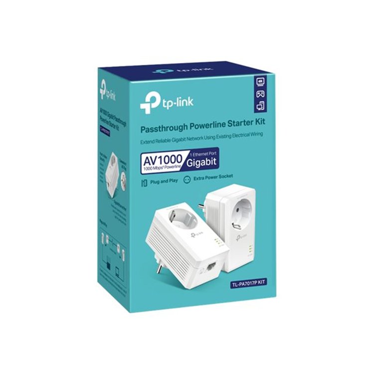 AV1000 Gigabit Passthrough Powerline Adapter AV1000 Gigabit Passthrough Powerline Adapter
