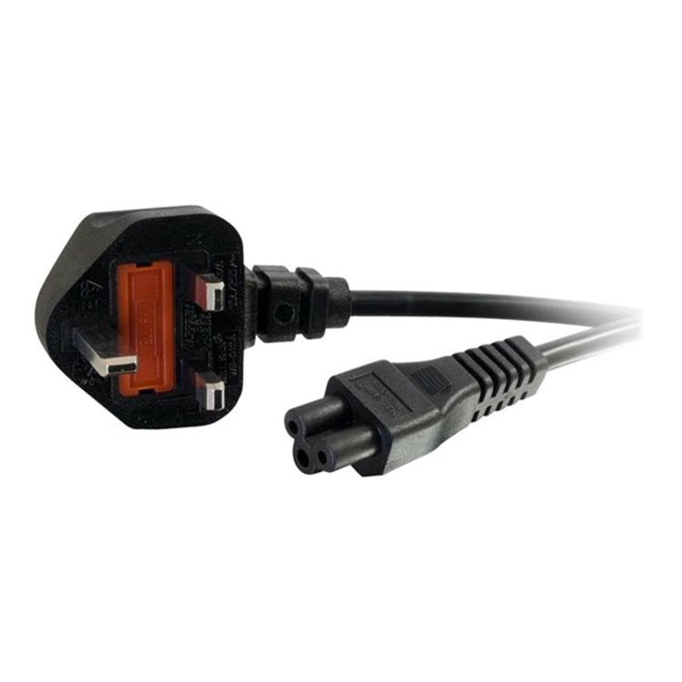 Cbl/1m BS 1363 to IEC 60320 C5 Pwr Cord