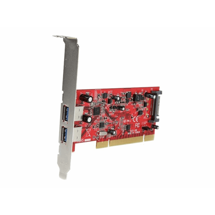 2 Port PCI SuperSpeed USB 3.0 Adapter Ca