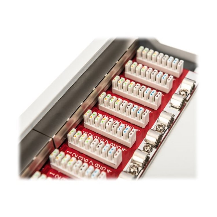 CAT 6A Patch Panel shielded 12-Port labe CAT 6A Patch Panel shielded 12-Port labe