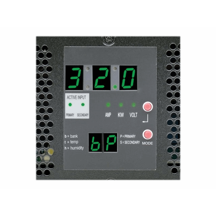 7.7kW Single-Phase Switched Automatic Transfer Switch PDU Two 200-240V IEC309 32A Blue Inputs 16-C13