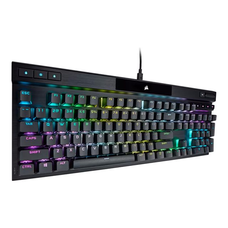 CORSAIR K70 RGB PRO Optical-Mechanical Gaming Keyboard Backlit RGB LED CORSAIR OPX Black Black PBT K