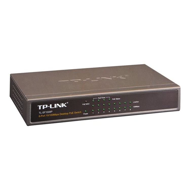 8-Port PoE Switch 4 PoE Ports