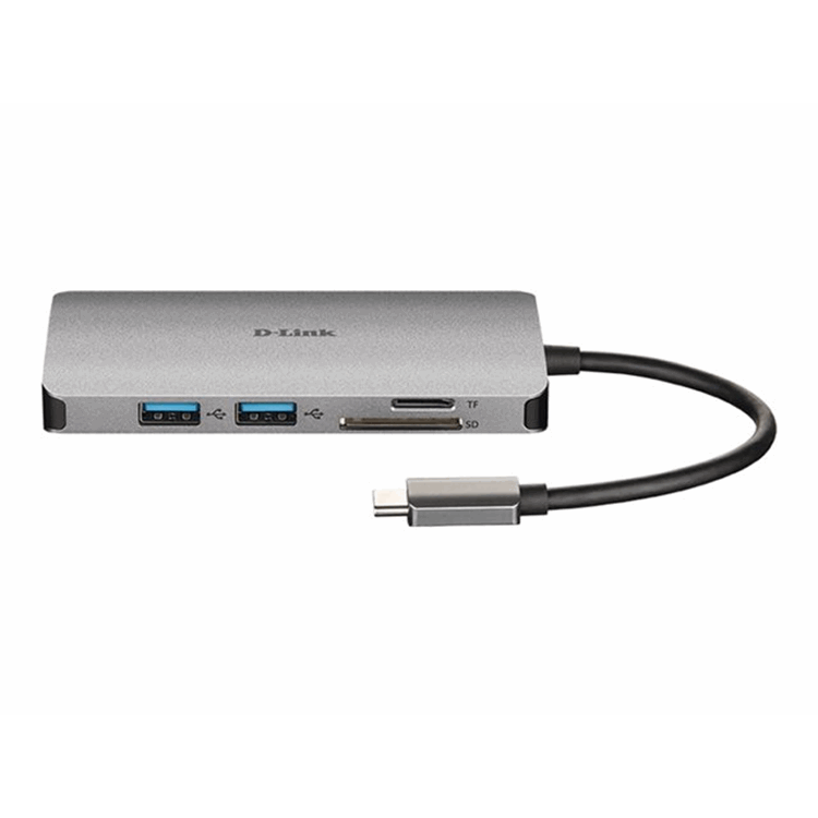 8-in-1 USB-C Hub with HDMI/Ethernet/Card Reader/Power Delivery