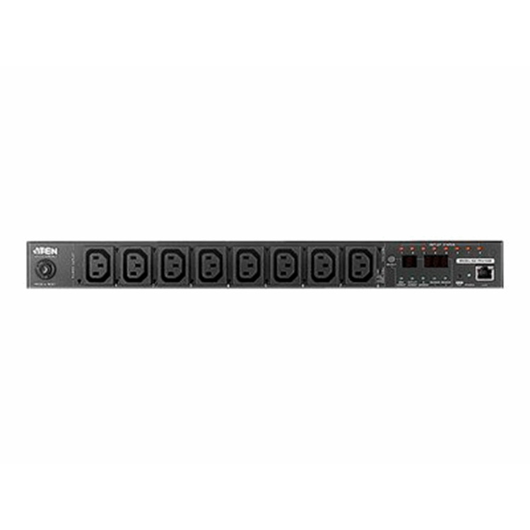 8-Outlet 1U eco PDU Metered by bank Switched by Outlet (10A) (8x C13)
