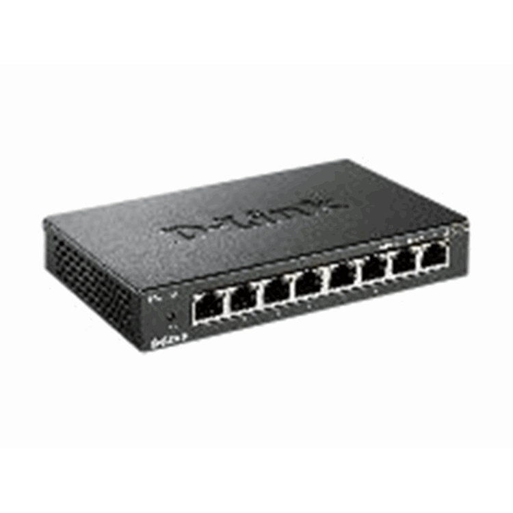 8-port 10/100/1000 Gigabit Metal Housing