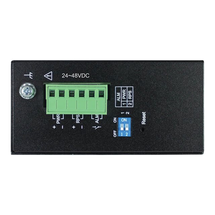 8-Port Managed Industrial Gigabit Ethernet Switch - 10/100/1000 Mbps 2 GbE SFP Slots -40 to 75C DIN 8-Port Managed Industrial Gigabit Ethernet Switch - 10/100/1000 Mbps 2 GbE SFP Slots -40 to 75C DIN