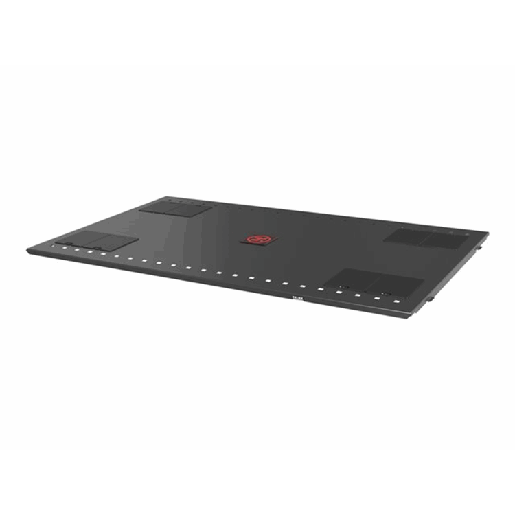 800mm Wide x 1100mm Deep Top Panel Black