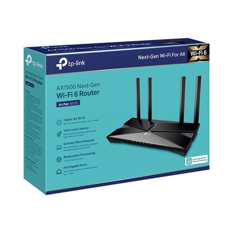 AX1500 Wi-Fi 6 Router Broadcom 1.5GHz AX1500 Wi-Fi 6 Router Broadcom 1.5GHz