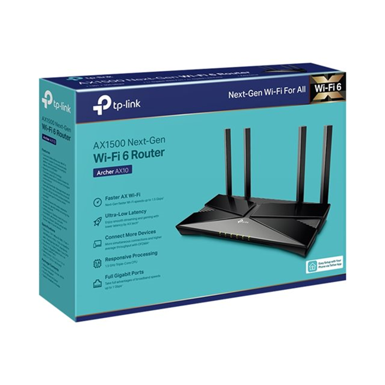 AX1500 Wi-Fi 6 Router Broadcom 1.5GHz AX1500 Wi-Fi 6 Router Broadcom 1.5GHz