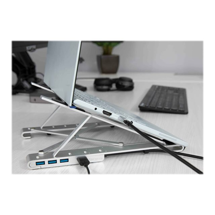 Targus Portable Stand+USB-A Hub Silver Targus Portable Stand+USB-A Hub Silver