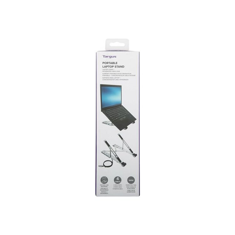 Targus Portable Stand+USB-A Hub Silver Targus Portable Stand+USB-A Hub Silver