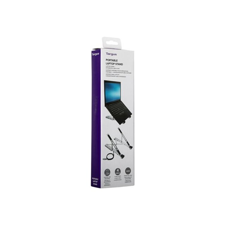Targus Portable Stand+USB-A Hub Silver Targus Portable Stand+USB-A Hub Silver