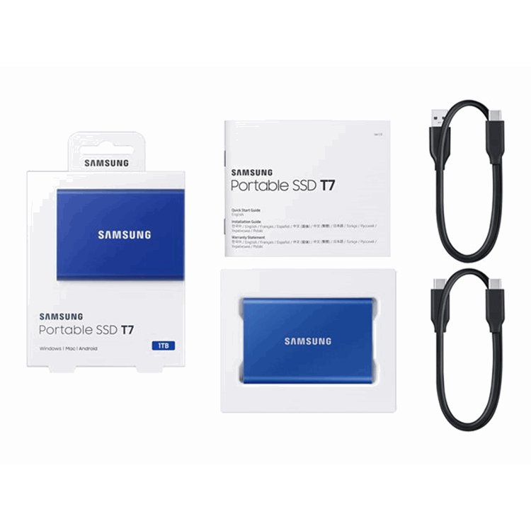 Portable SSD T7 1TB BLUE