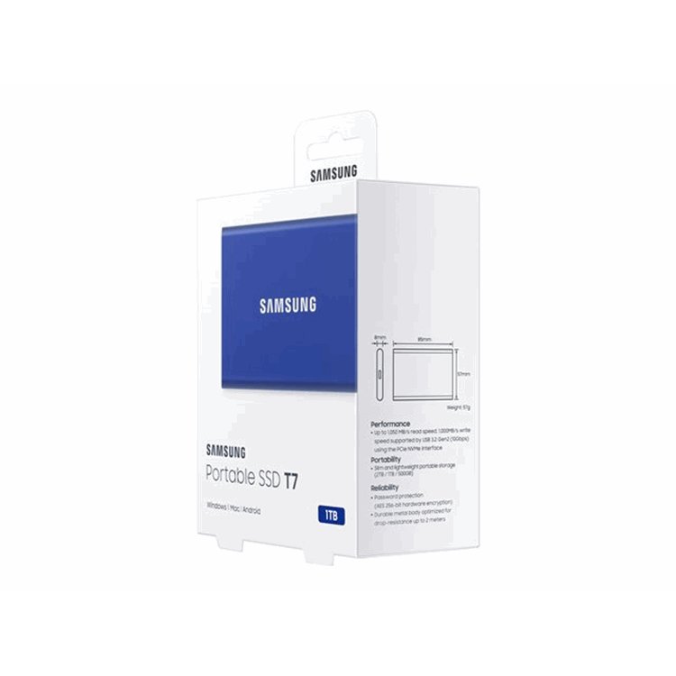 Portable SSD T7 1TB BLUE