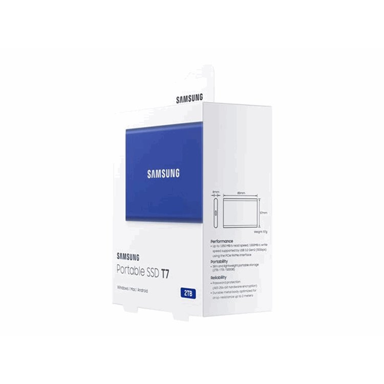 Portable SSD T7 2TB BLUE