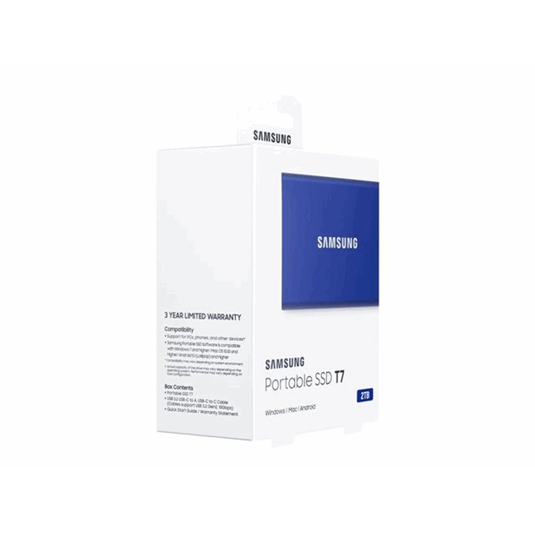 Portable SSD T7 2TB BLUE