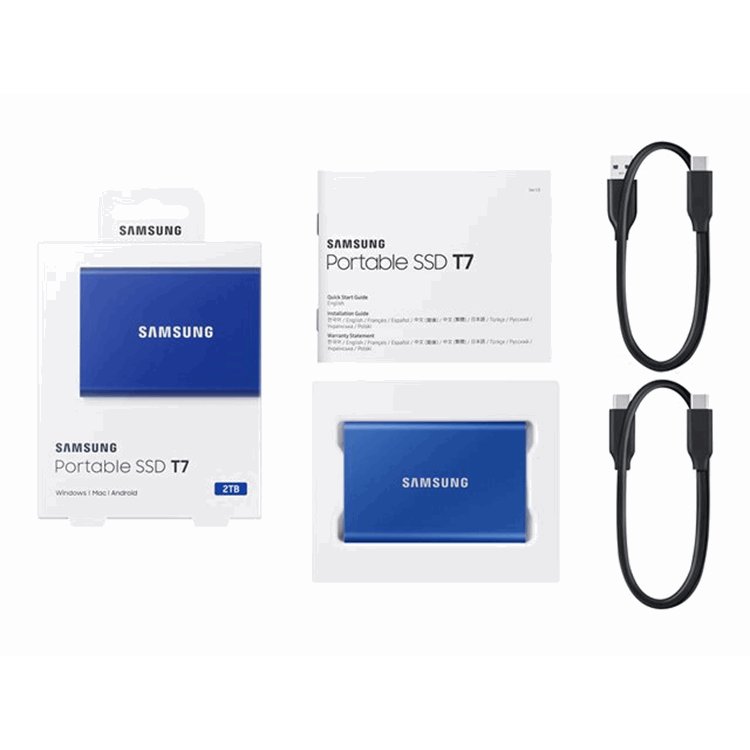 Portable SSD T7 2TB BLUE